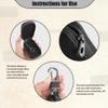 HQRNYP Key Fob Cover with Keychain, Key Fob Holder, Anti-Scratch Bag with Zipper, Leather Keychain Case Holder Fit Remote Key (Black) view 4
