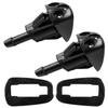 2 Pcs Front Windshield Washer Nozzle Fit for Toyota 4Runner 2003-2009 Replace 85381-52151 85381-35090 view 1