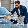 KLL 2 Pack Car Wash Mitts Non Scratch Car Cleaning Mitt M Boho Vintage Moon and Sun view 4