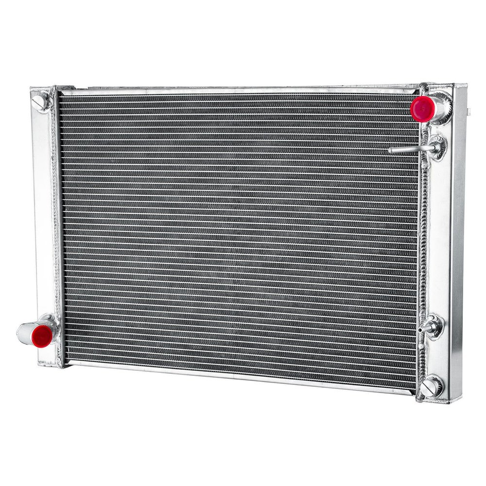 Cubauto 3 Row Radiator+ Condenser Combo For 2008-2013 Infiniti G25 G35 G37 Condenser for Nissan 370Z 3.7L Aluminum Crossflow Radiator + AC Condenser