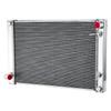 Cubauto 3 Row Radiator+ Condenser Combo For 2008-2013 Infiniti G25 G35 G37 Condenser for Nissan 370Z 3.7L Aluminum Crossflow Radiator + AC Condenser view 1