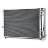 Cubauto 3 Row Radiator+ Condenser Combo For 2008-2013 Infiniti G25 G35 G37 Condenser for Nissan 370Z 3.7L Aluminum Crossflow Radiator + AC Condenser view 4