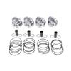 4 Pieces Piston Ring Set 82.5mm 23mm Compatible With A4 A5 TT 1.8 TFS Models 06H198151C 06H107065DL 06K107065A view 1