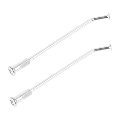 VINTORKY 2pcs Off Road Motorcycle Wheel Spokes Construction Enhance Stability and Control for Dirt Bikes Precision Made Front and Rear Rim Spokes Silver