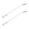 VINTORKY 2pcs Off Road Motorcycle Wheel Spokes Construction Enhance Stability and Control for Dirt Bikes Precision Made Front and Rear Rim Spokes Silver view 1
