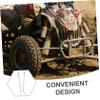 VINTORKY 2pcs Off Road Motorcycle Wheel Spokes Construction Enhance Stability and Control for Dirt Bikes Precision Made Front and Rear Rim Spokes Silver view 3