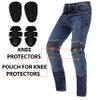 Juicy Trendz Men's Motorcycle Riding Jeans Aramid Protective Pants view 3