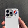 The Mini Stealie 3.0 5-Pack Car Badge Emblem in Bone White with Red and Blue view 3