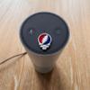The Mini Stealie 3.0 5-Pack Car Badge Emblem in Bone White with Red and Blue view 4