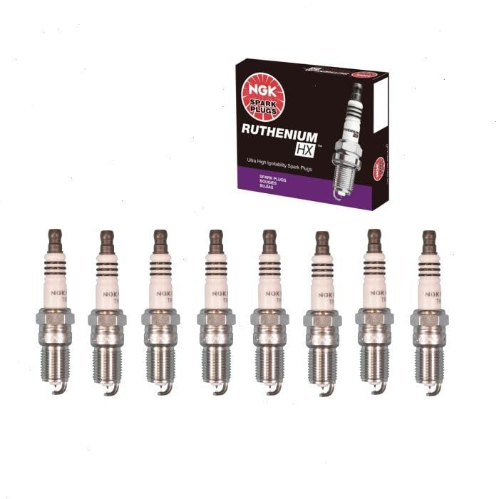 8 pc NGK Ruthenium HX Spark Plugs for Chevrolet Avalanche 1500 2002-06
