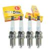 4 pc NGK Standard Spark Plugs compatible with Subaru Forester 2.5L H4 1999-2004 view 1