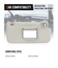 KOZPUS Car Sun Visor Compatible with Sonic 2012-2020 Spark 2011-2022 Compatible with Cruze 2009-2014 Aveo 2011 2012 2013 Accessories 1902132 P95327509(Right) view 4