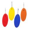 BESPORTBLE 4pcs Elegant Oval Boat Key Float Keychain Floating Keyring Foam Buoy for Outdoor view 1