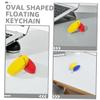 BESPORTBLE 4pcs Elegant Oval Boat Key Float Keychain Floating Keyring Foam Buoy for Outdoor view 3