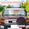 Car Windshield Sun Shade Compatible with Toyota FJ Cruiser 2007-2021 Auto Windshield Sunshades Foldable Blocks UV Rays Sun Visor to Keep Your Vehicle Cool and Damage Free (Style D) view 3