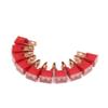 10Pcs 32V 50A Red Plastic Push-in Type Male PAL Blades Fuse for Cars Vehicle view 1