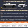 Car Cover Pickup Truck Car Cover Waterproof All Weather Heavy Duty PVC Tarp Flood Guard Car BagReusable Fully Enclosed Sealed Mobile Garage Covers(L5.5xW2.3xH2M/18x7.5x6.6FT) view 3