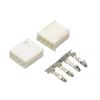 AICNRUT 10-50Sets 2510 2540 2.54 Mm KF2510 KF2540 Male Female Housing Connector With Terminals 2.54mm Pitch Black White Color AICNRUT(3Pin White Set,20Sets) view 3