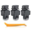 AUTOKAY 93581-3W000 Rear and Front Passenger Side Window Control Switch Fits for Kia Sportage 2011 2012 2013 2014 2015 2016 Set of 3 view 1