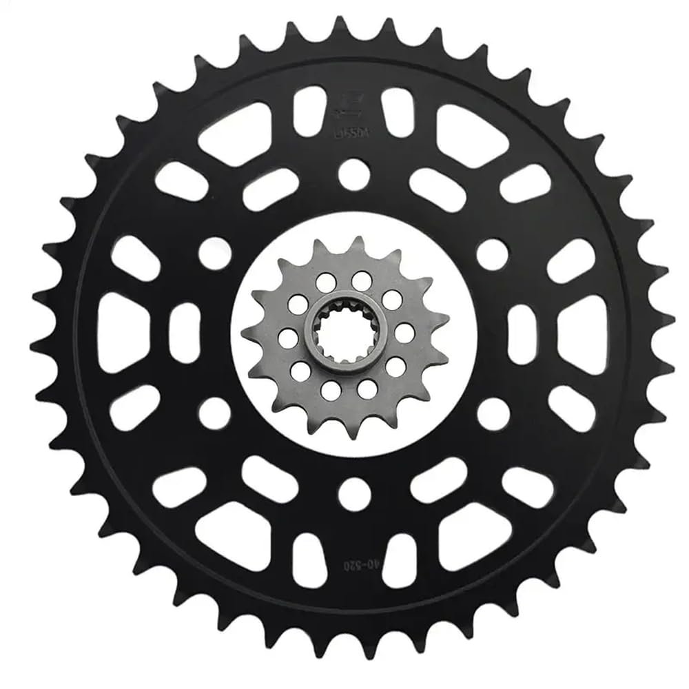 520 Motorcycle Front Rear Sprocket Kits Compatible with ZX-6R ZX636 ZX6R ZX600 1998-2002 ZX-6RR ZX600N 2005-2006(16T 41T)