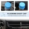 MUQIDA 2PCS Replacement Valve Caps for Car Air Conditioning, Leakproof R134a A/C System Charging Port Cover, Vehicle Air Conditioner High and Low Pressure Valve Cap Dustproof Cover view 3