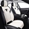 HBXT Car Seat Covers for Lexus RX 350 2007-2026, Premium Nappa Leather Waterproof & Anti-Slip, Full Coverage Customized fit Lexus RX 350 Seat Covers Front Set (2 Seats Standard,Black-White) view 1