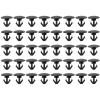 KAYNSARY 20/40PCS Clips Fit for Nissan for Qashqai for X-Trail for Dualis for Rogue for Sport Rear Door Rubber Seals Trim Weatherstrip Retainer Fastener Rivet(40 Pcs) view 1