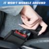fccairms 2Pcs Seat Belt Buckle Holder, Silicone Auto Seat Belt Buckle Booster, Keep Upright and Stable. view 3