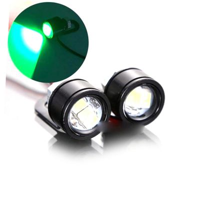 2pcs Motorcycle Mirror Lamp LED Accessory Light Aluminum