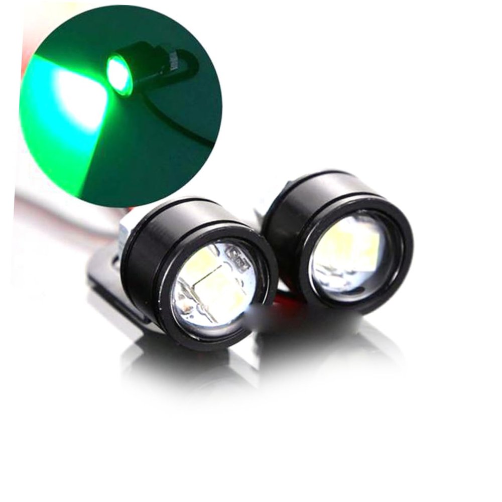 2pcs Motorcycle Mirror Lamp LED Accessory Light Aluminum