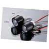 2pcs Motorcycle Mirror Lamp LED Accessory Light Aluminum view 2