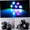 2pcs Motorcycle Mirror Lamp LED Accessory Light Aluminum view 4