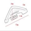 Motorcycle Side Spoiler Motorcycle Winglet Universal Aerodynamic Spoiler Wing Motorcycle Decoration Fairing Winglet Side Wing view 3