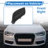 Partuto Fog Light Grill Front Lower Bumper Fog Light Cover Inserts No.26264614 for Chevrolet Sail 2015-2018 Black ABS 1 Pc Front Right Car view 3