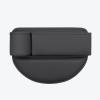 LHLUSA Car Seat Gap Filler Organizer for Infiniti SUV QX80/QX70/QX60/QX55/QX30/Q30/JX/EX/FX/QX SUV, with Cup Holder Adjustable Car Seat Storage Box Leather Material,Black-Driver's seat view 1