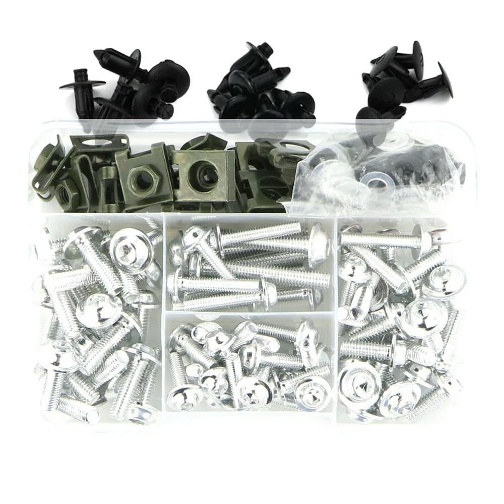 YDwpan Motorcycle Fairing Bolt Kit for NC750X NC750 X NC 750 X 2016 2017 2018 2019 Screws Bolts Nut Clips 177 Pcs Accessories