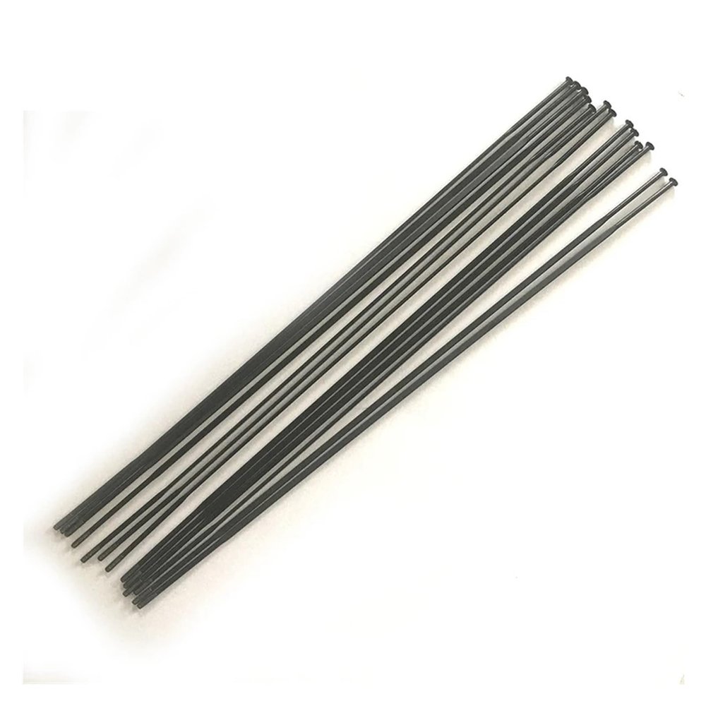 USMITING 10 Pcs Fit for Bicycle Spokes Straight Pull PSR Pillar Flat Spokes 230/242/250/258/263/270/275/278/280/282/285/287/292/298mm(280 mm)