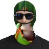 FZMVSLH Cute Frog Face Mask for Cycling Full Face Cover for Men Women Elastic Ski Masks Wind-proof Bandana for Skiing Fishing Hiking Travel view 3