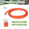 YELARXI Fuel Line Hose Tube, Petrol Fuel Gas Line Pipe Hose Tubing, 1/4" ID 3.3 ft Fit for Small Engine String Trimmer Chainsaw Blower Lawn Mower and Other Power Tools (Red) view 2