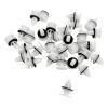 OTMGTGM 30pcs Door Trim Panel Retainer Clip for GM Chevy Saab Hummer Cadillac, Replacement for 11519031, White Nylon Rivets Fastener view 2
