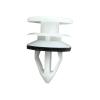 OTMGTGM 30pcs Door Trim Panel Retainer Clip for GM Chevy Saab Hummer Cadillac, Replacement for 11519031, White Nylon Rivets Fastener view 3