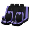 Bittwee Car Seat Covers Full Set, Polyester Washable Seat Protector, Purple view 1