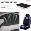 Bittwee Car Seat Covers Full Set, Polyester Washable Seat Protector, Purple view 2