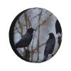 15 Inch Tire Cover Black Crow Birds Weatherproof Spare Tire Covers Dustproof Wheel Protectors Universal Fit for Rv Trailer SUV Truck Camper view 2