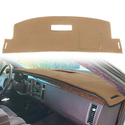 Dash Cover Mat Custom Fit for Cadillac Fleetwood Dashboard Pad Carpet Protector K305 (Beige)