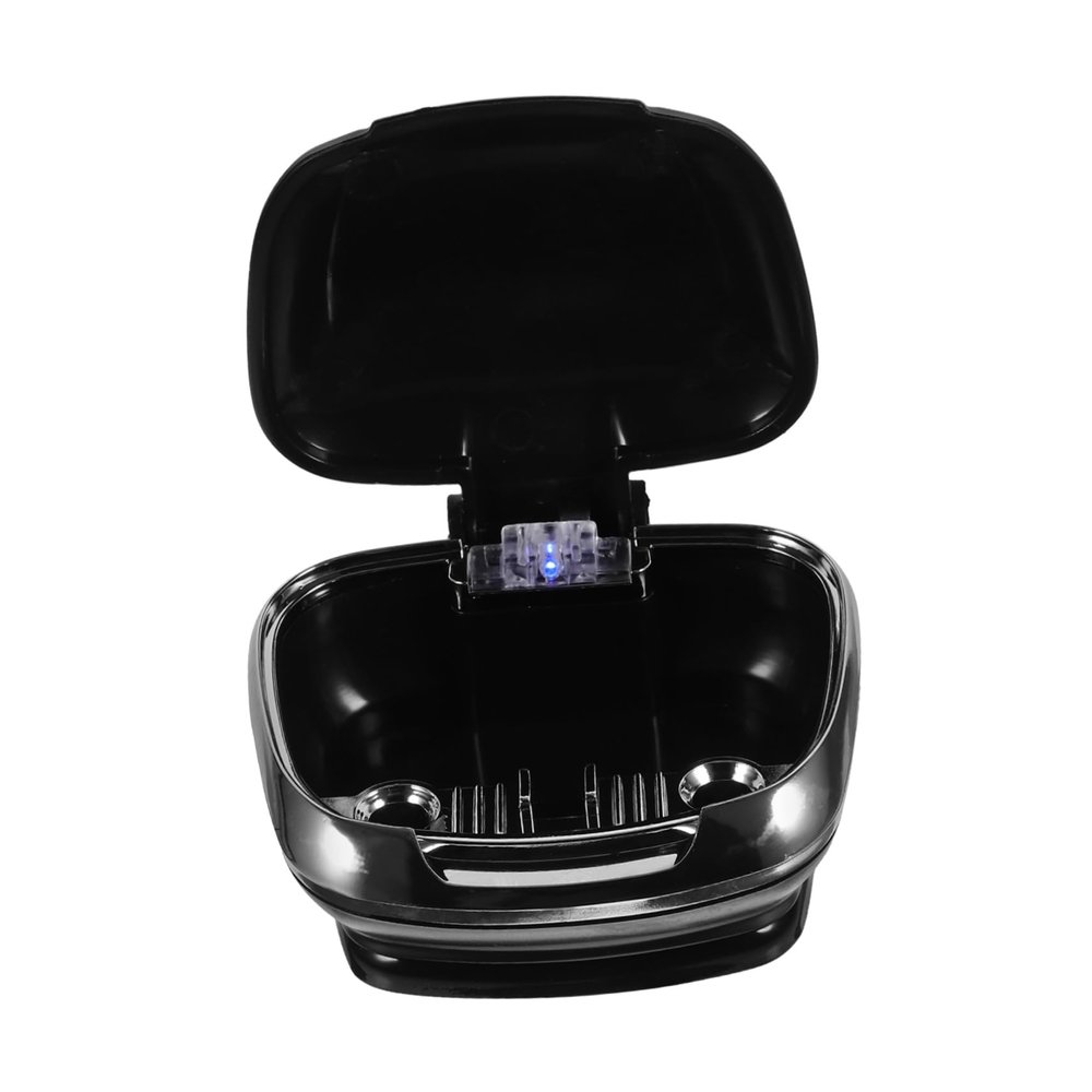 Cabilock Creative Led Lamp Cigar Ashtray Ashtray Holder for Car Non-slip Base Unbreakable Easy to Clean