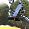 prebnhuyg Mobile Phone Holder Motorbike for Yamaha Nmax 155 Nmax155 NMAX125 Nmax 125 2016 2017 2018 2019 Navigation Aluminium Alloy Shockproof Bracket Riding Equipment Holder view 2