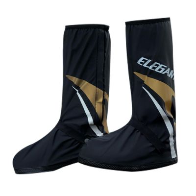Waterproof Rain Boot Shoe Covers for Men and Women, Reusable Non-Slip Rain Shoe Covers with Zipper, Foldable for Outdoor Use