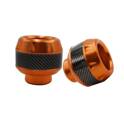VNFEJEJR 2Pcs Universal Motorcycle Crash Aluminium Front Fork Motorbike Motorcycle Wheel Crash Cap Slider Motorcycle Parts(1pair A 06)