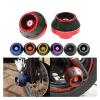 VNFEJEJR 2Pcs Universal Motorcycle Crash Aluminium Front Fork Motorbike Motorcycle Wheel Crash Cap Slider Motorcycle Parts(1pair A 06) view 3